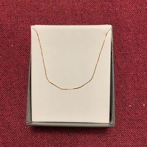 Michael Hill 20” 10k gold adj. box chain necklace